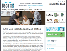 Tablet Screenshot of isct.com